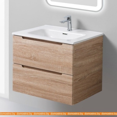 Тумба под умывальник BelBagno Etna-600-2C-SO-WO-P (rovere bianco) фотография