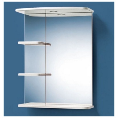 Зеркальный шкаф Акваль Ника 55 [AN.04.55.00.N] фотография