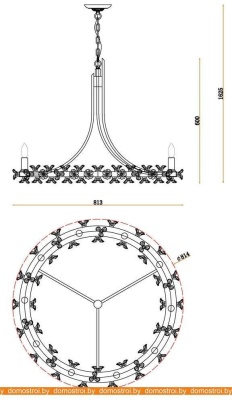 Подвесная люстра Favourite Palmira 2967-10P фотография