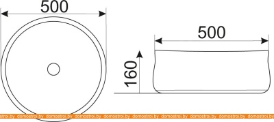 Умывальник CeramaLux N9426 фотография