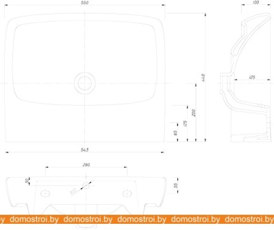 Умывальник Kolo Nova Pro M31056000 фотография