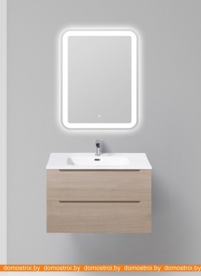 Тумба под умывальник BelBagno Etna-800-2C-SO-RG-P (rovere grigio) фотография