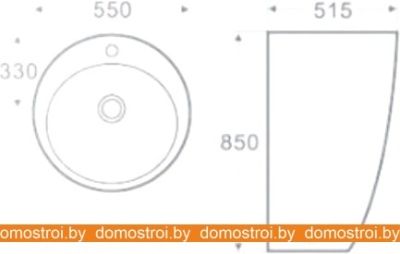 Умывальник WeltWasser Merzbach 007 GL-WT фотография