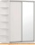 Шкаф-купе Империал Тетрис ДЗ 140x240 (белый жемчуг) фотография