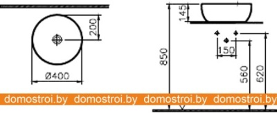 Умывальник Vitra Outline 5992B401-0016 фотография