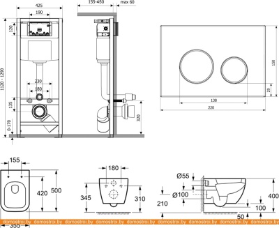 Унитаз Lavinia Boho Relfix One 9 в 1 97020114 (хром пластик) фотография