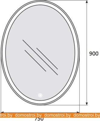 Зеркало BelBagno SPC-VST-750-900-LED-TCH фотография
