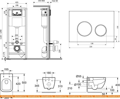 Унитаз Lavinia Boho Relfix One 7 в 1 87050137 (белый пластик) фотография