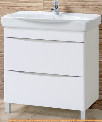 Тумба Акваль Верна 80 АВ.80.10.20.N под умывальник Санти 80 фотография