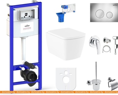 Унитаз Lavinia Boho Relfix Aveo Rimless 10 в 1 98010186 (хром пластик) фотография