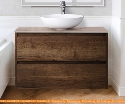 Тумба под умывальник BelBagno Kraft-800-2C-SO-RT (rovere tabacco) фотография
