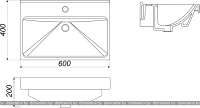 Умывальник Sanita Luxe Fest 60 фотография