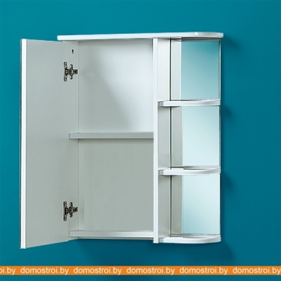 Шкаф с зеркалом Акваль Эмили 55 AL.04.55.55.L фотография