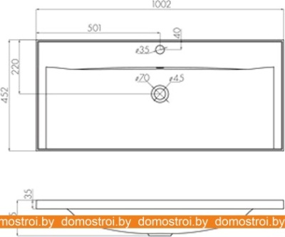 Умывальник Акватон Айрис 100 1A723031AG010 фотография