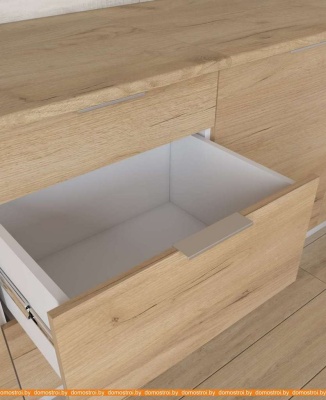 Кухня Интермебель Микс Топ-21 1.9x1.42м левая (графит серый-дуб крафт зол-дуб зол) фотография