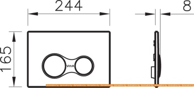 Унитаз Vitra L-box Integra Rimex 9856B003-7200 фотография