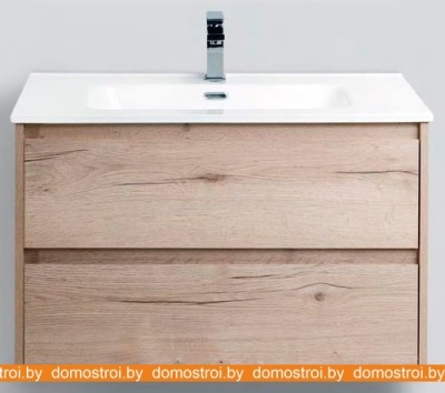 Тумба под умывальник BelBagno Kraft-800-2C-SO-RGB (rovere galifax bianco) фотография