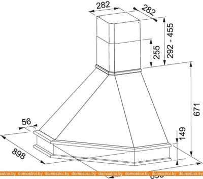 Вытяжка Franke Country Wood FCC 90 O2 321.0592.490 (белый) фотография