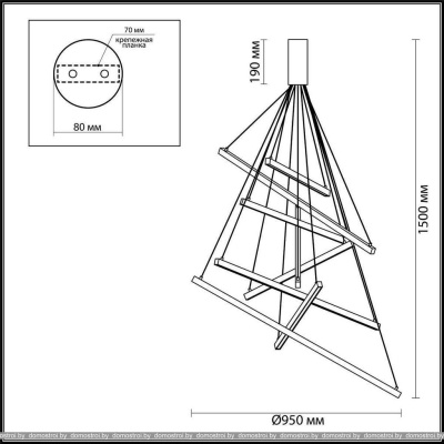 Подвесная люстра Odeon Light Cometa 3860/96L фотография