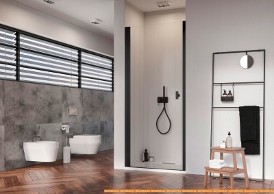 Душевая дверь Radaway Nes Black DWJ I 90 фотография