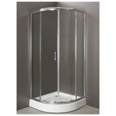 Душевой уголок BelBagno UNO-R-2-85-P-Cr рифленое стекло 85x85 фотография