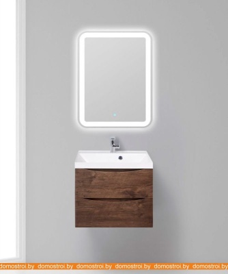 Тумба под умывальник BelBagno Marino-600-2C-SO-RW-P (rovere moro) фотография
