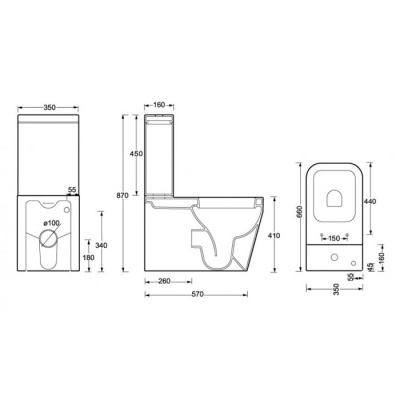 Напольный унитаз BelBagno Alise BB540CP фотография