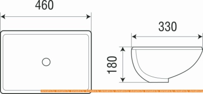 Умывальник WeltWasser Deilbach 6007 фотография