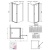 Душевая дверь Radaway Eos II KDJ L/R [3799421-01] 90x197 прозрачная фотография
