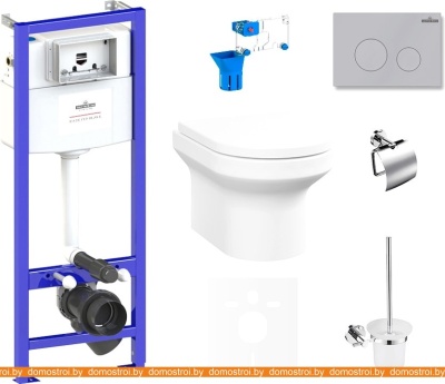 Унитаз Lavinia Boho Relfix Grance Hill Rimless 9 в 1 75110415 (матовый пластик) фотография