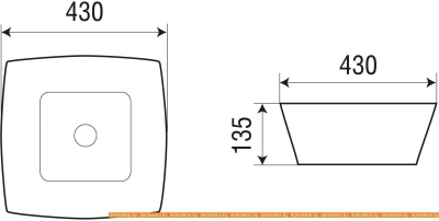 Умывальник WeltWasser Elbach 2076 фотография