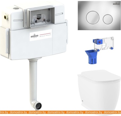 Унитаз Lavinia Boho Relfix Bell Pro 5 в 1 87060210 (хром пластик) фотография