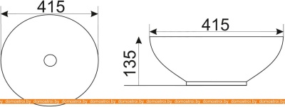 Умывальник CeramaLux MNC499 фотография