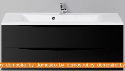 Тумба под умывальник BelBagno Marino-1200-2C-SO-NL-P (nero laccato lucid) фотография