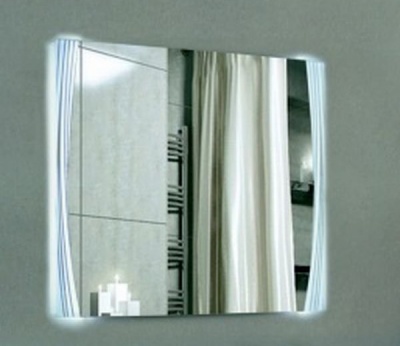 Зеркало c LED подсветкой Континент Smile LED 91,5x68,5 фотография