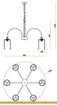 Подвесная люстра Favourite Duke 2969-6P фотография