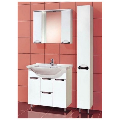 Зеркальный шкаф Акваль Аврора 85 [ЕА.04.86.00.N] фотография