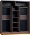 Шкаф-купе Глазов Strike 1800 ЛДСП (ясень анкор темный) фотография