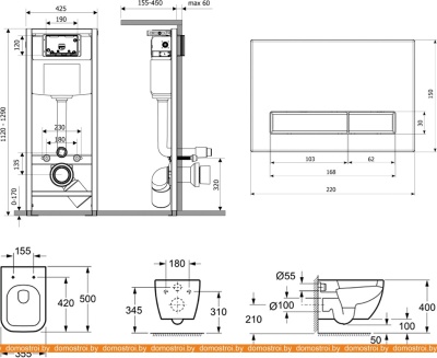 Унитаз Lavinia Boho Relfix One 7 в 1 87050136 (черный пластик) фотография