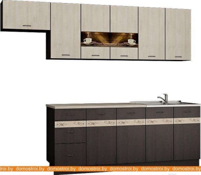 Кухня Senira Вяселка 2/1 2.0м + шкаф настенный В-083 фотография