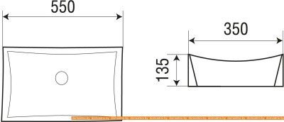 Умывальник WeltWasser Elbach 1002 фотография