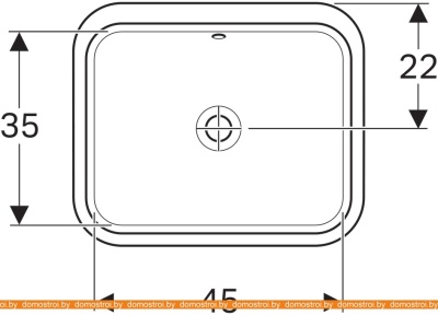 Умывальник Geberit VariForm 500.763.01.2 фотография