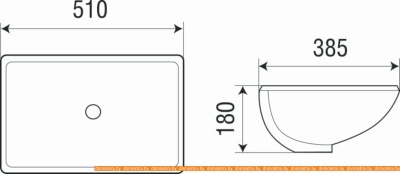 Умывальник WeltWasser Deilbach 6008 фотография