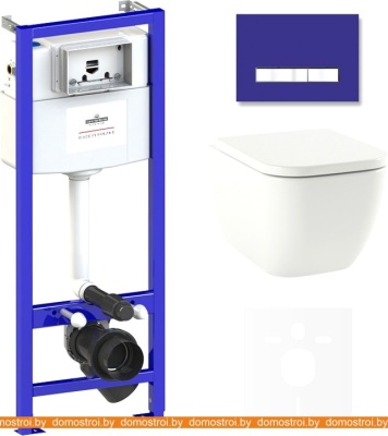 Унитаз Lavinia Boho Relfix One 6 в 1 75110037 (фиолетовый стекло) фотография