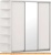 Шкаф-купе Империал Тетрис ДЗД 210x220 (белый жемчуг) фотография