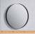 Зеркало Aqwella RM RM0206BLK 60 (черное) фотография