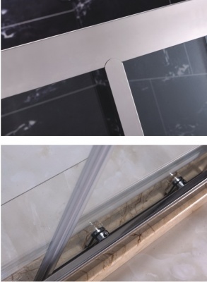 Душевая дверь Coliseum 2002-140 (190) 140x190 прозрачное стекло фотография