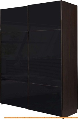 Шкаф-купе Рэйгрупп 180 THG Line РГ-04.04 (дуб термо/черный глянец, венге глянец) фотография