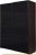 Шкаф-купе Рэйгрупп 180 THG Line РГ-04.04 (дуб термо/черный глянец, венге глянец) фотография