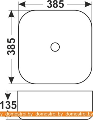 Умывальник Melana MLN-78110 38.5x38.5 фотография